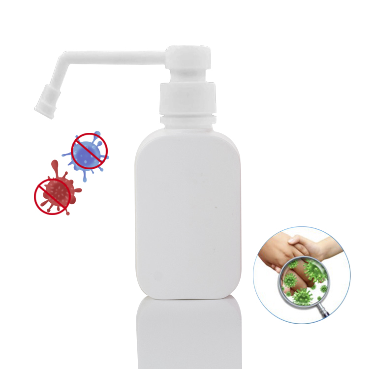 Long mouth disinfectant bottle,the plastic bottles made with safe material.