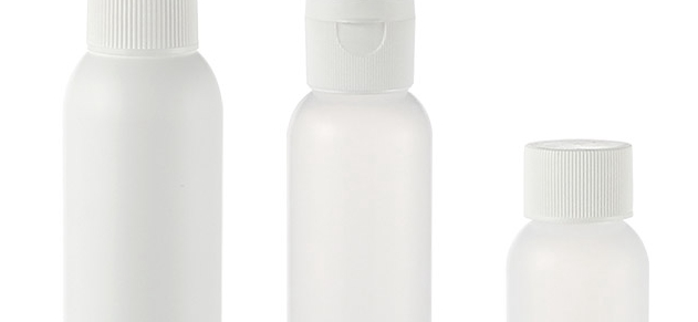 120ml (4oz) natural colored LDPE/HDPE boston round plastic bottle